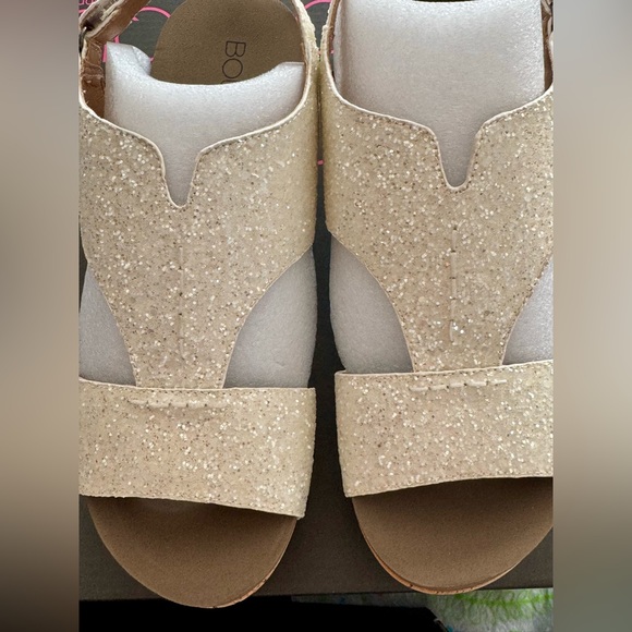 Corkys white chunky glitter sandals - Picture 1 of 5